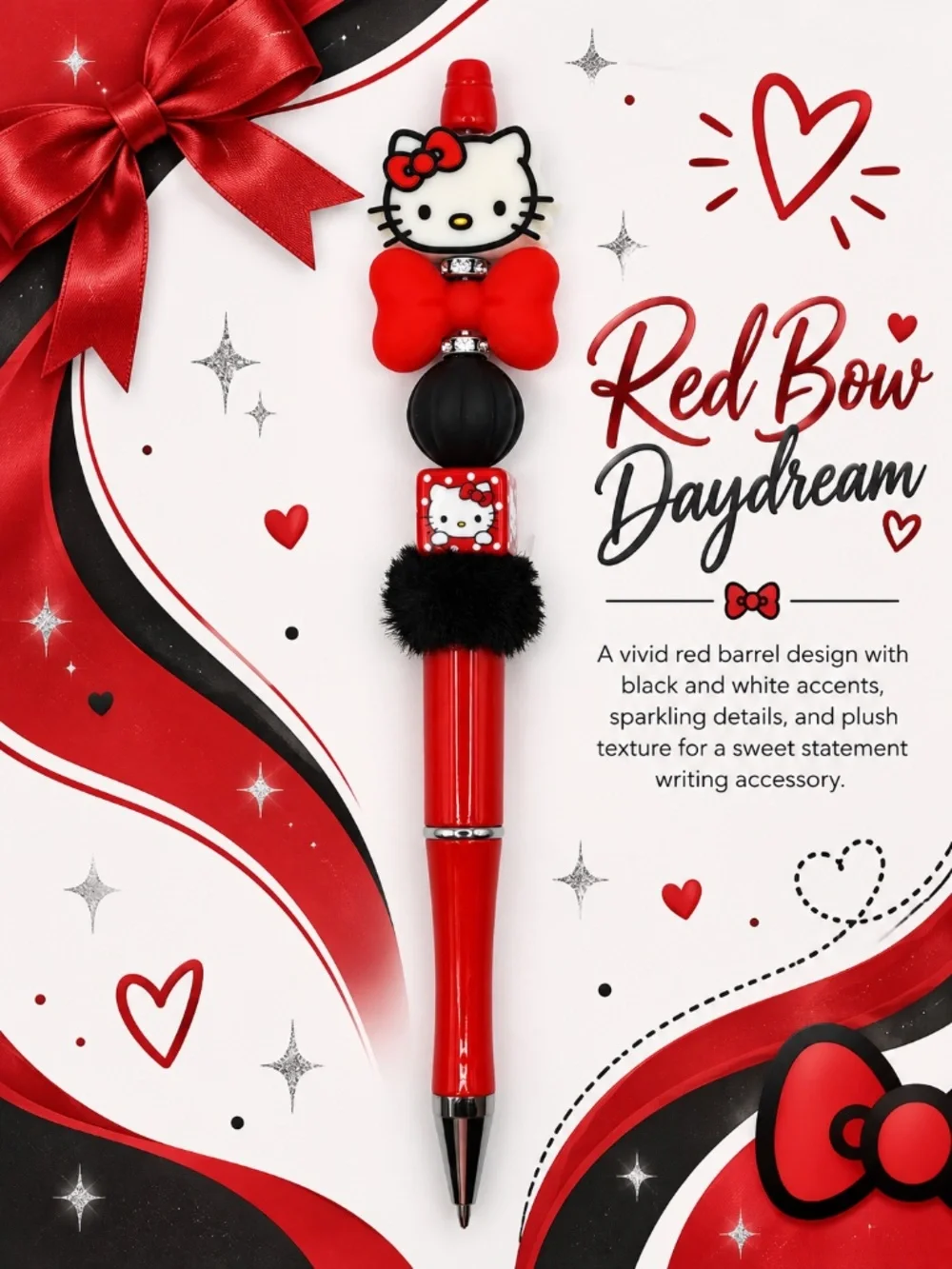 Red Bow Daydream Pen